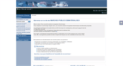 Desktop Screenshot of marchespublics.landespublic.org